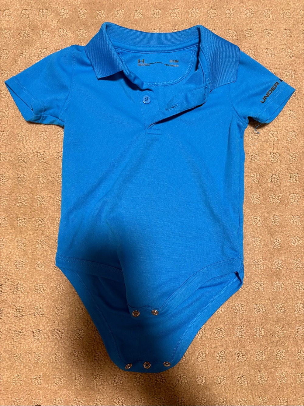 Under Armour Kids Blue Polo Onesie